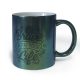 Sublimation sparkling colour changing mug 3dl green