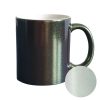 Sublimation sparkling colour changing mug 3dl green