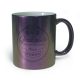 Sublimation sparkling colour changing mug 3dl purple