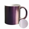 Sublimation sparkling colour changing mug 3dl purple