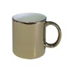 Sublimation metallic ceramic mug 3dl gold