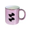 Sublimation metallic ceramic mug 3dl pink