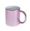 Sublimation metallic ceramic mug 3dl pink