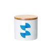 Sublimation ceramic storage jar with bamboo lid 16oz