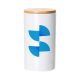 Sublimation ceramic storage jar with bamboo lid 30oz
