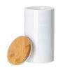 Sublimation ceramic storage jar with bamboo lid 30oz