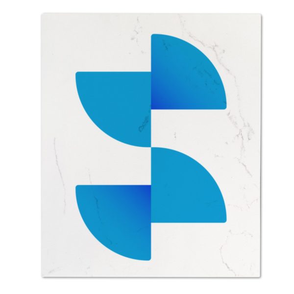 Sublimation marble texture placemat 19x23cm