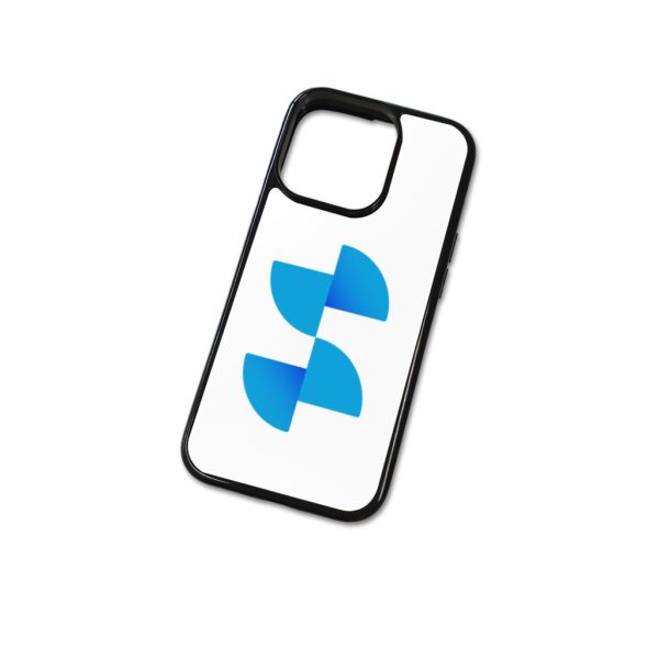 Sublimacijski silikonski ovitek iPhone 14 Pro – črn