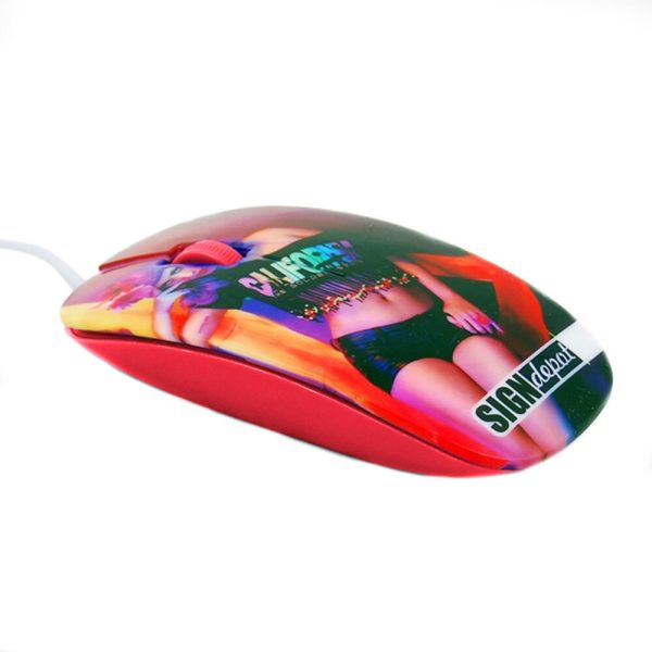 3D Sublimation PC mouse red