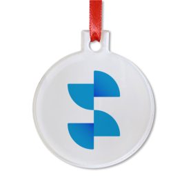 Szublimációs karácsonyfadísz akril - gömb