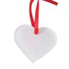Sublimation Christmas tree decoration acrylic heart