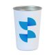 Sublimation cup with plastic wrap - White