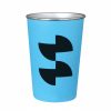Sublimation cup with plastic wrap - Blue