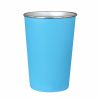 Sublimation cup with plastic wrap - Blue