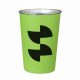 Sublimation cup with plastic wrap - Green