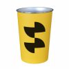 Sublimation cup with plastic wrap - Yellow
