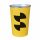 Sublimation cup with plastic wrap - Yellow
