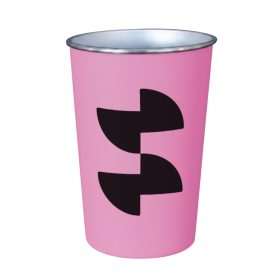 Sublimation cup with plastic wrap - Pink