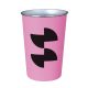 Sublimation cup with plastic wrap - Pink