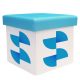 Szublimációs tárolós ülőke - Kék