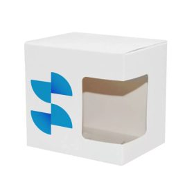 Szublimációs bögre doboz ablakkal