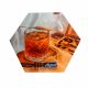 Sublimation premium cork hexagon coaster