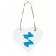 Sublimation MDF wood plaque heart