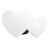Sublimation printable wooden table picture frame double heart