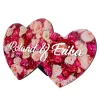Sublimation printable wooden table picture frame double heart