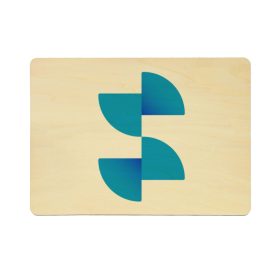 Sublimacijska plošča iz naravnega lesa 28 × 20 cm