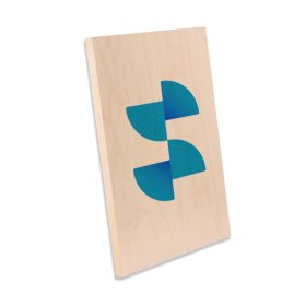   Unisub szublimációs natúr fa asztali kép - 355x279mm (4531)