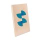 Unisub szublimációs natúr fa asztali kép - 355x279mm (4531)