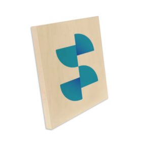   Unisub sublimacijska naravna lesena namizna slika 20 × 20 cm (4528)