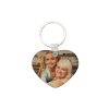 Szublimációs fa szív kulcstartó