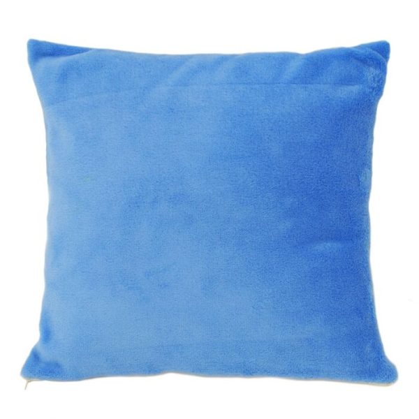 Sublimation plush pillowcase 40x40cm Blue