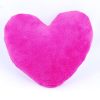 Szublimációs plüss szív párna 28x28 cm - pink – kifutó termék
