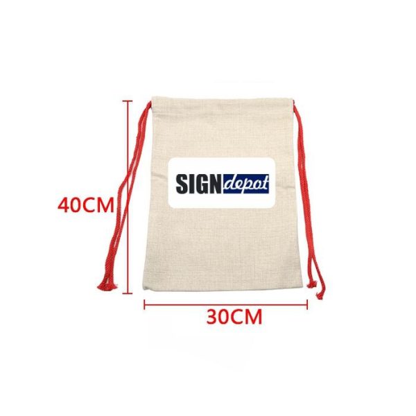 Sublimation linen bag 30x40cm