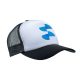 Szublimációs Trucker baseball sapka - fehér / fekete