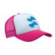 Szublimációs Trucker baseball sapka - fehér / pink