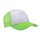 Sublimation Trucker baseball cap White Light green