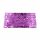 Sublimation iron on stroking sequin shape rectangle purple