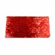 Sublimation iron on stroking sequin shape rectangle red