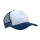 Sublimation Trucker baseball cap White navy blue