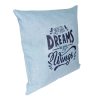 Sublimation linen pillowcase 40x40cm blue