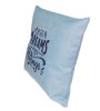 Sublimation linen pillowcase 40x40cm blue