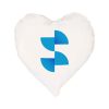Sublimation white heart pillow 40x40cm