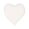 Sublimation white heart pillow 40x40cm
