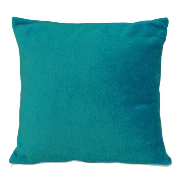Sublimation plush pillowcase 40x40cm Petrol blue