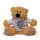 Sublimation teddy bear in white T Shirt