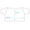 Sublimation teddy bear in white T Shirt